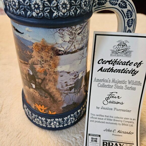 Miller Brewing Co Stein - Four Seasons Collector Stein Series - Limited Edition - Picture 8 of 8